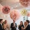 Blush Pink Rose Gold Tissue Paper Flowers Decorations(Rose gold and Pink)